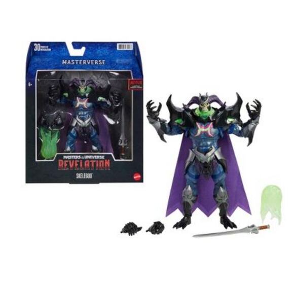 New Masters Of The Universe Masterverse Revelation Skelegod Action Figure Mattel - Picture 1 of 6